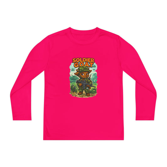 AJ The Soldier G.O.A.T - Youth Long Sleeve Competitor Tee