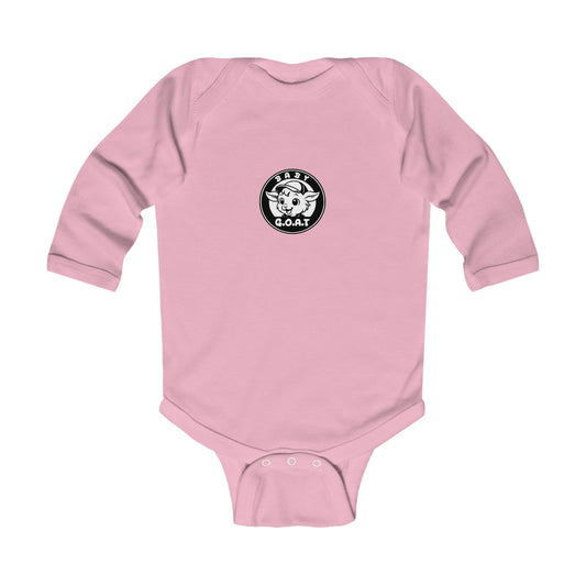 Baby G.O.A.T Classic Edition - Infant Long Sleeve Bodysuit