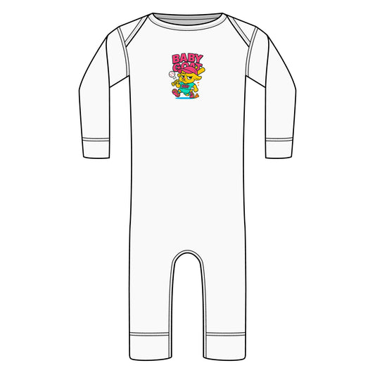 Erin The Slugger - Infant Long Legged Baby Rib Bodysuit