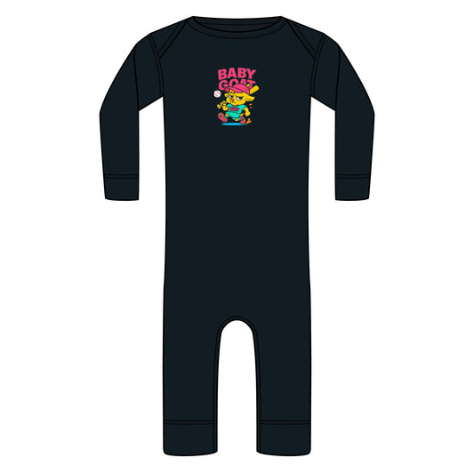 Erin The Slugger - Infant Long Legged Baby Rib Bodysuit