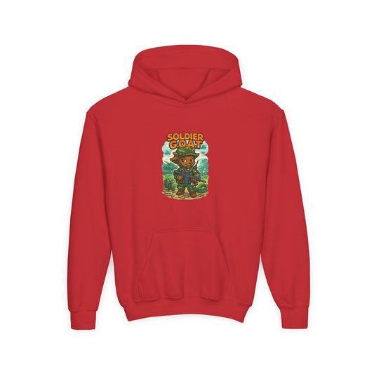 AJ The Soldier G.O.A.T - Youth Heavy Blend Hooded Sweatshirt