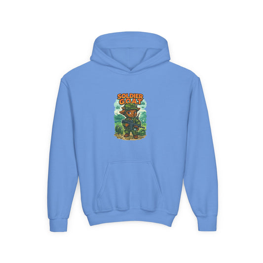 AJ The Soldier G.O.A.T - Youth Heavy Blend Hooded Sweatshirt