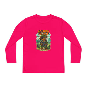 AJ The Soldier G.O.A.T - Youth Long Sleeve Competitor Tee