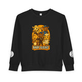 Baby G.O.A.T. Toddler Sweatshirt — Cute Cartoon Goats Kids Pullover