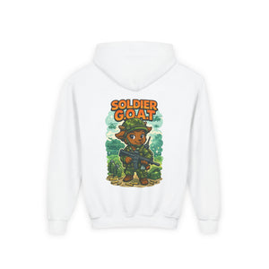 AJ The Soldier G.O.A.T - Youth Heavy Blend Hooded Sweatshirt