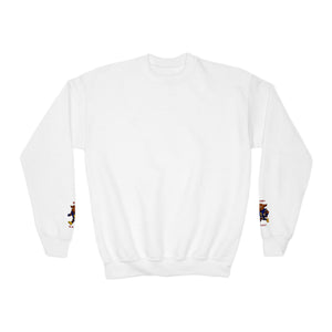 Devon The Touchdown Star In Action - Youth Crewneck Sweatshirt
