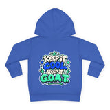 Toddler Hoodie — "Too Cool for Timeout" Graphic Pullover