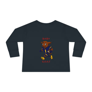 Devon The Touchdown Star In Action - Toddler Long Sleeve Tee