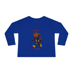 Devon The Touchdown Star In Action - Toddler Long Sleeve Tee