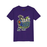 G.O.A.T. Energy Youth Basketball Tee — "Full Court, Full G.O.A.T."