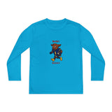 Devon The Touchdown Star In Action - Youth Long Sleeve Competitor Tee