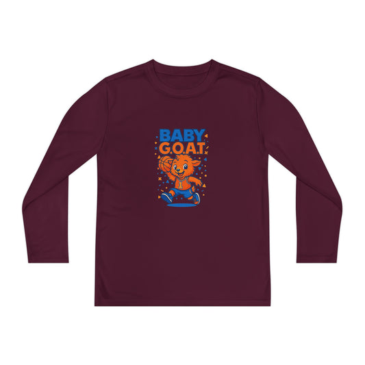 Jordan The G.O.A.T - Youth Long Sleeve Competitor Tee