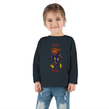 Devon The Touchdown Star In Action - Toddler Long Sleeve Tee