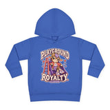 Toddler Hoodie — "Playground Royalty" Crown On, Game On Kids Pullover