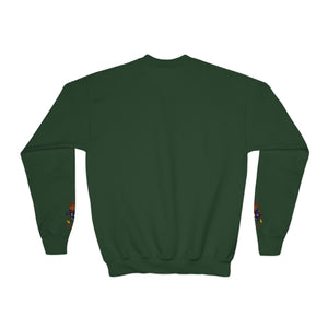 Devon The Touchdown Star In Action - Youth Crewneck Sweatshirt