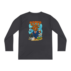 Tomas The Business G.O.A.T - Youth Long Sleeve Competitor Tee