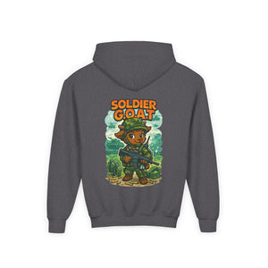 AJ The Soldier G.O.A.T - Youth Heavy Blend Hooded Sweatshirt