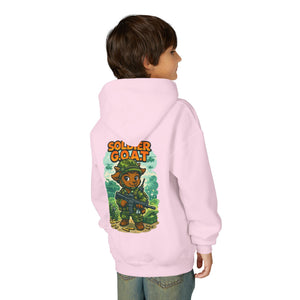 AJ The Soldier G.O.A.T - Youth Heavy Blend Hooded Sweatshirt