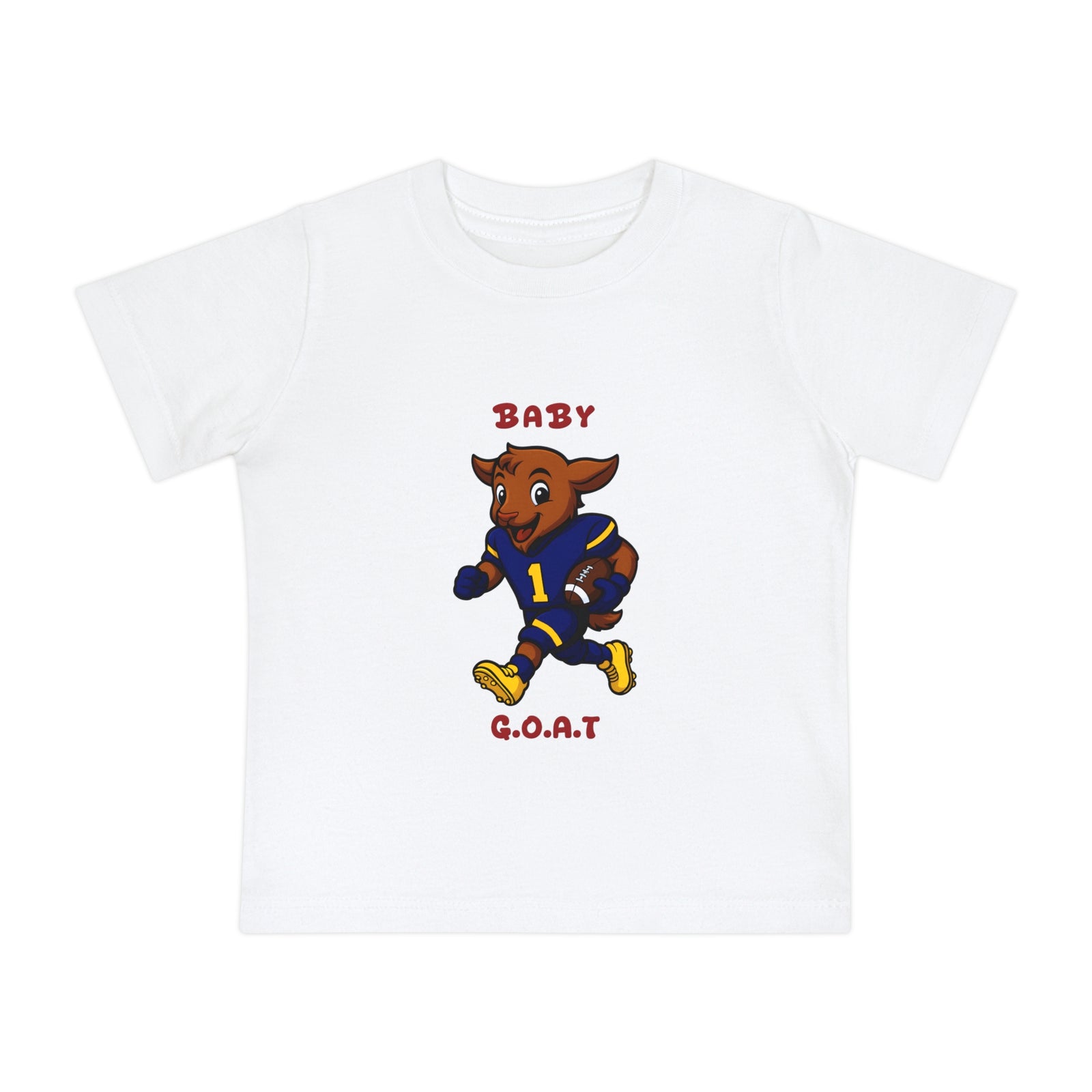 Devon The Touchdown Star In Action - Baby Short Sleeve T-Shirt