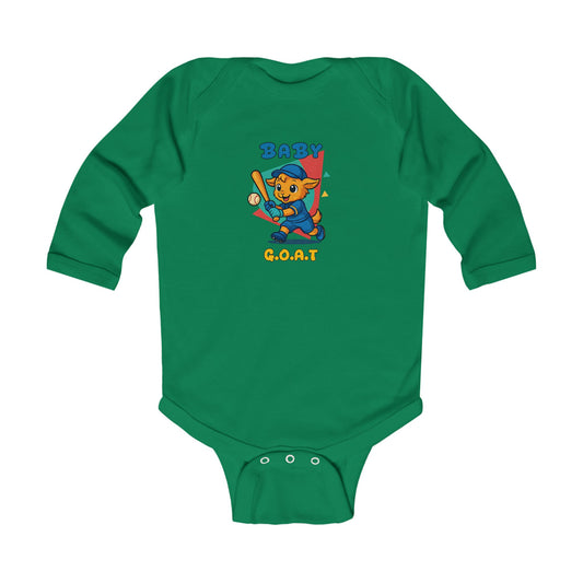 Ron The Slugger - Infant Long Sleeve Bodysuit