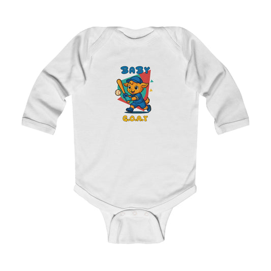 Ron The Slugger - Infant Long Sleeve Bodysuit
