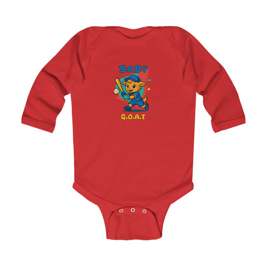 Ron The Slugger - Infant Long Sleeve Bodysuit