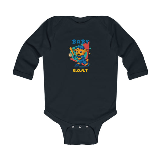 Ron The Slugger - Infant Long Sleeve Bodysuit