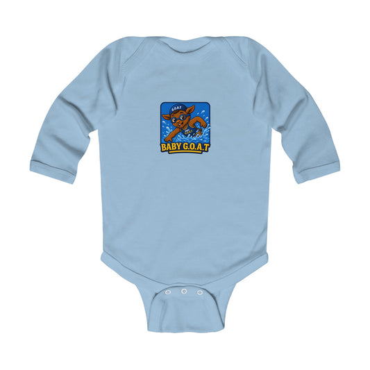 Remy The Swimmer - Infant Long Sleeve Bodysuit