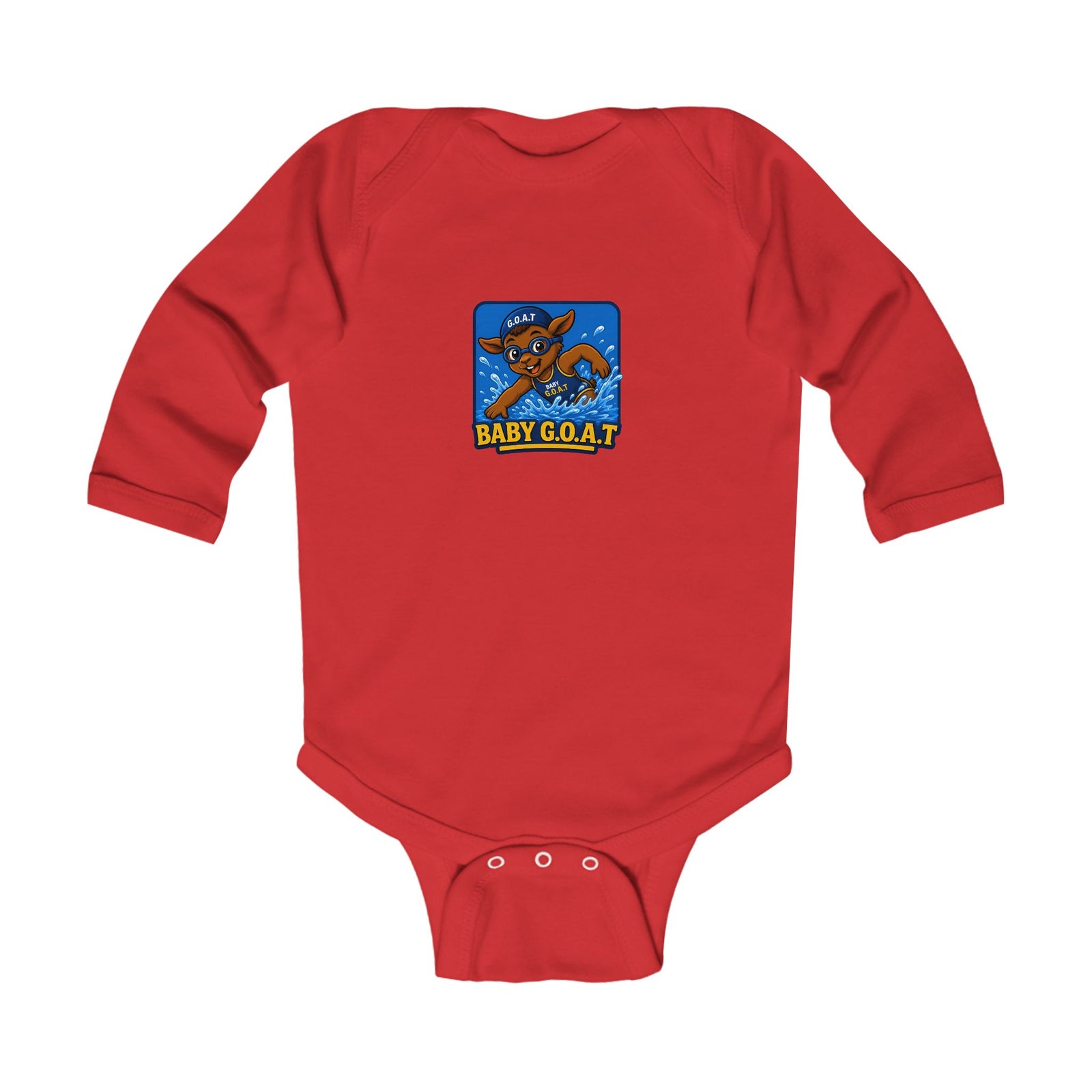 Remy The Swimmer - Infant Long Sleeve Bodysuit