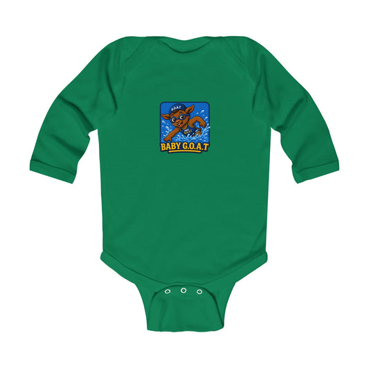 Remy The Swimmer - Infant Long Sleeve Bodysuit