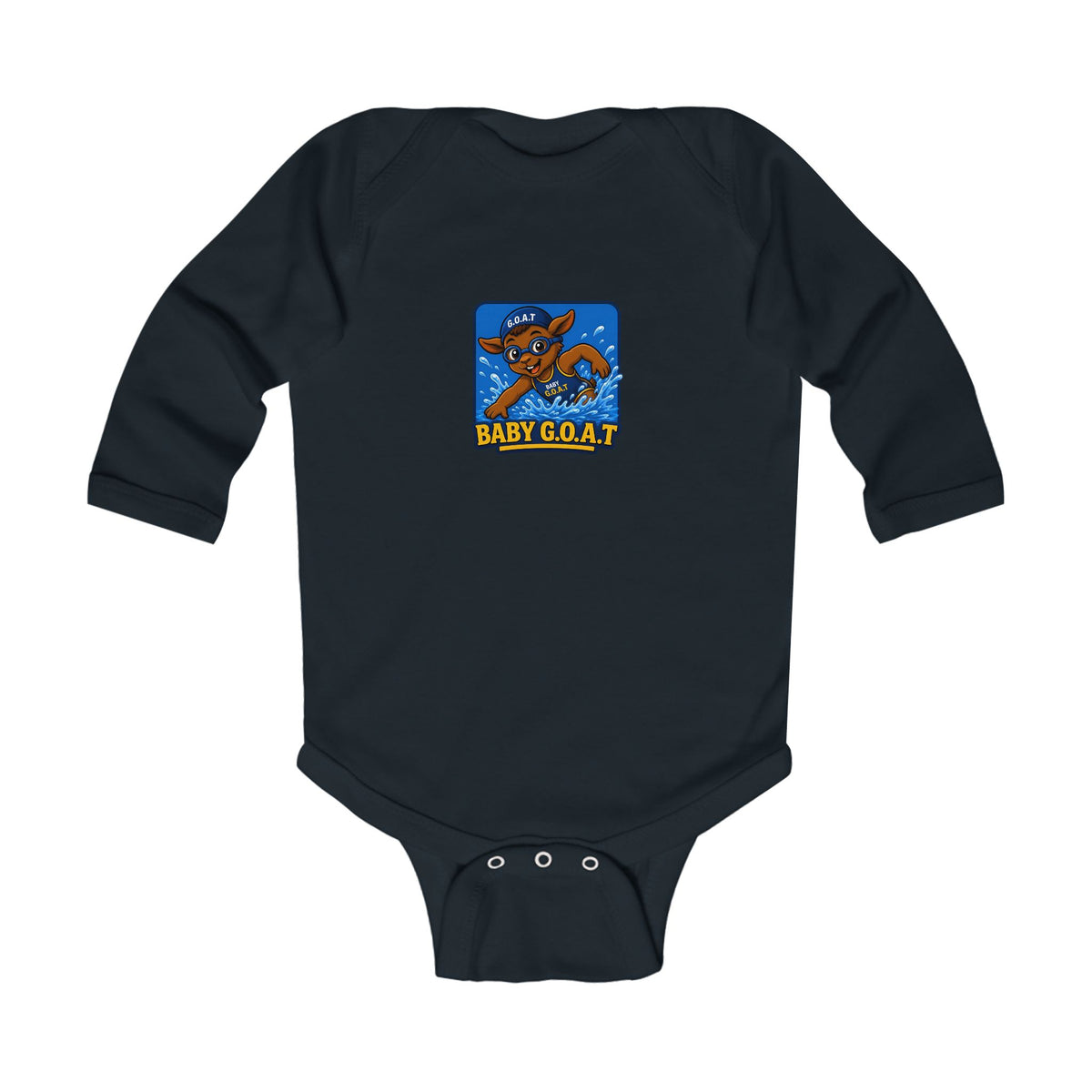 Remy The Swimmer - Infant Long Sleeve Bodysuit