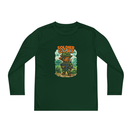 AJ The Soldier G.O.A.T - Youth Long Sleeve Competitor Tee
