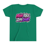 Main Character Energy Youth T-Shirt — "Main Role. Zero Doubt." Youth Short Sleeve T-Shirt