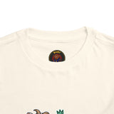 Toddler Tee — "Too Cool for Timeout" Goat Graphic Short Sleeve Shirt