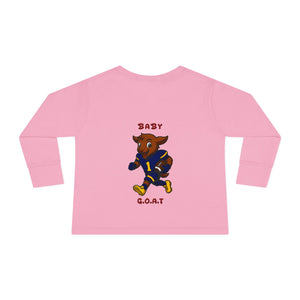 Devon The Touchdown Star In Action - Toddler Long Sleeve Tee