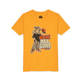 Youth T-Shirt — "No Cap All Goat" Youth Short Sleeve T-Shirt