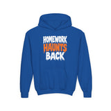 Homework Haunts Back - Youth Hoodie