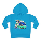 Toddler Hoodie — "Too Cool for Timeout" Graphic Pullover