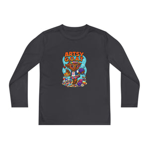 Amber The Artsy G.O.A.T - Youth Long Sleeve Competitor Tee