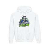 Youth Hoodie — "Locked In, Level Up" Gaming G.O.A.T Youth Heavy Blend Hooded Sweatshirt