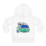 Toddler Hoodie — "Too Cool for Timeout" Graphic Pullover