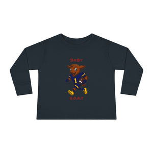 Devon The Touchdown Star In Action - Toddler Long Sleeve Tee
