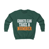 Kids Sweatshirt - "Ghosts Can Take a Number" Halloween Pullover