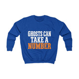Kids Sweatshirt - "Ghosts Can Take a Number" Halloween Pullover