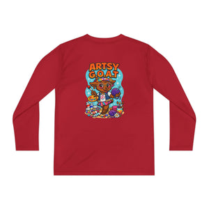 Amber The Artsy G.O.A.T - Youth Long Sleeve Competitor Tee