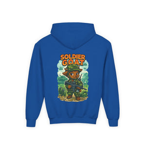 AJ The Soldier G.O.A.T - Youth Heavy Blend Hooded Sweatshirt