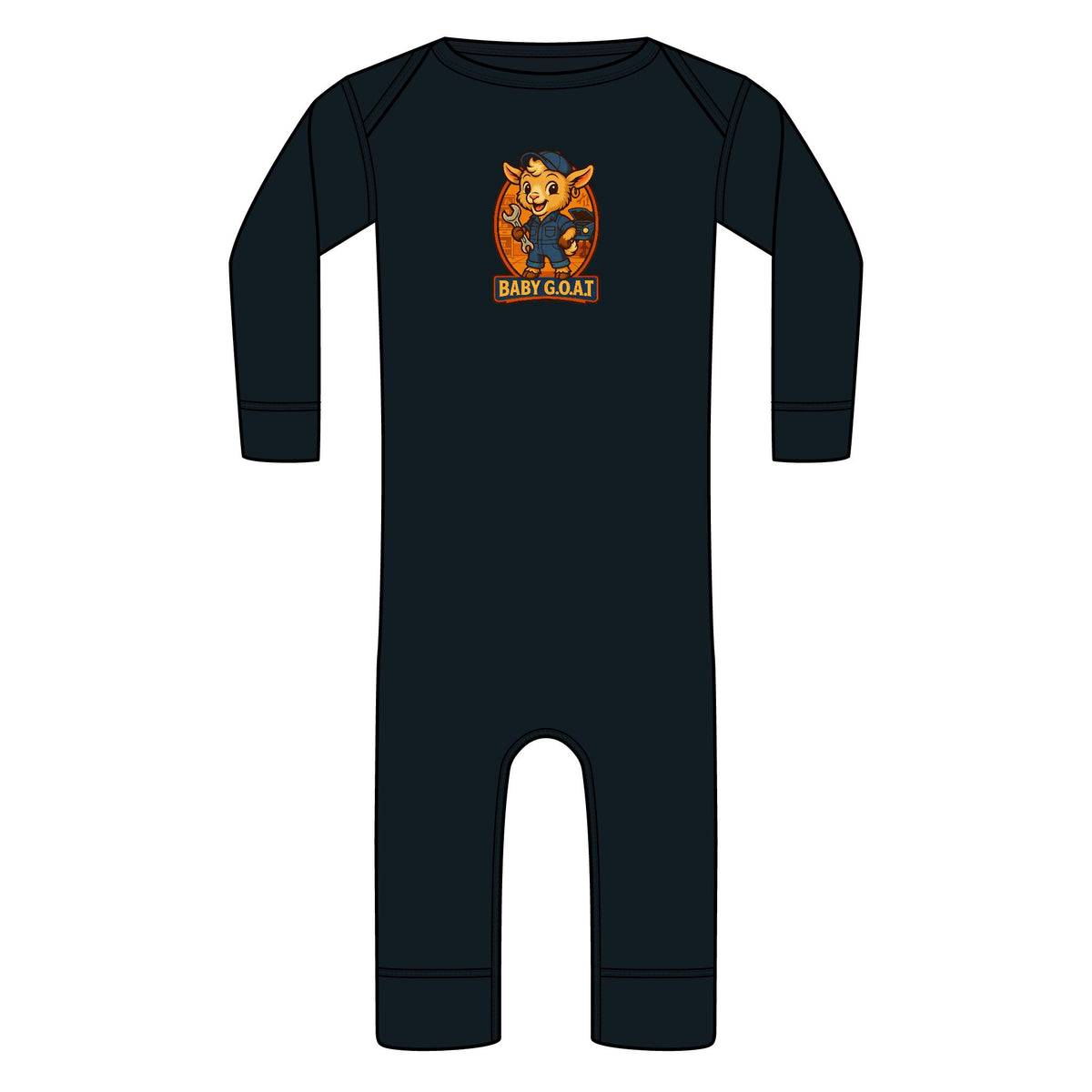 Ty The Auto Mechanic - Infant Long Legged Baby Rib Bodysuit