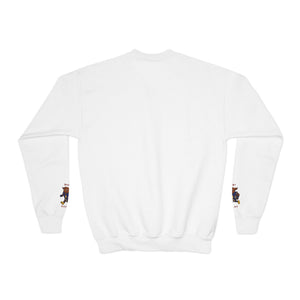 Devon The Touchdown Star In Action - Youth Crewneck Sweatshirt