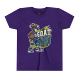 G.O.A.T. Energy Youth Basketball Tee — "Full Court, Full G.O.A.T."