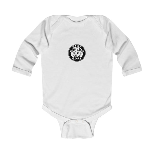 Baby G.O.A.T Classic Edition - Infant Long Sleeve Bodysuit